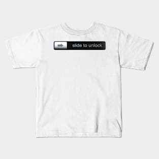 Slide to unlock Kids T-Shirt